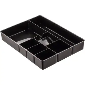 Officemate Deep Desk Drawer Tray - 7 Compartment(s) - 2.3" Height x 11.5" Width15.1" Length - Black - 1 Each