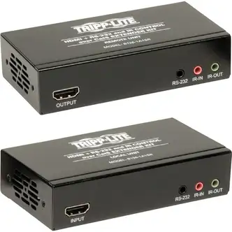 Tripp Lite by Eaton HDMI over Cat5/6 Extender Kit, Transmitter/Receiver, 4K, Serial and IR Control, Up to 328 ft. (100 m), TAA - 3840 x 2160 4Kx2K UHD 1080p @ 24/30 Hz Up to 328 ft.