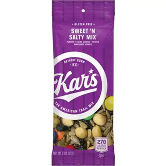 Kar's Sweet 'N Salty Mix - Sweet and Salty, Mixed Nut - 1 Serving Bag - 2 oz - 24 / Box