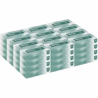 Kleenex Professional Naturals Facial Tissue for Business - 8.30" x 7.80" - White - Fiber, Fiber - 125 Per Box - 48 / Carton
