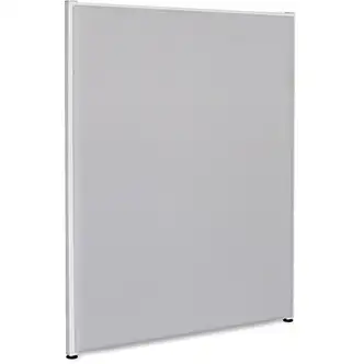 Lorell Panel System Partition Fabric Panel - 48.4" Width x 71" Height - Steel Frame - Gray - 1 Each