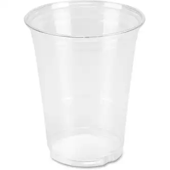 Genuine Joe 16 oz Clear Plastic Cups - 25 / Pack - Clear - Plastic - Cold Drink, Beverage