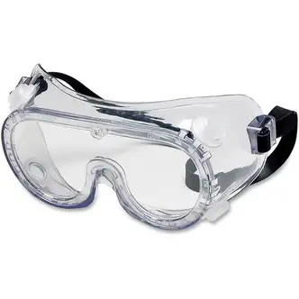 Crews Safety Goggles - Debris, Flying Particle, Ultraviolet Protection - Clear - Comfortable, Indirect Ventilation, Latex-free, Scratch Resistant - 1 Each