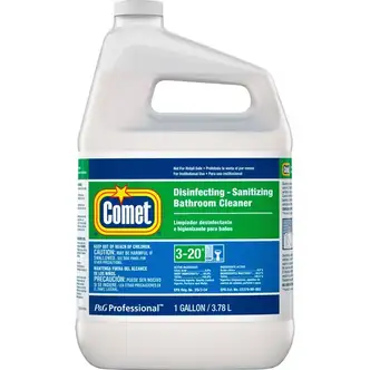 Comet Disinfecting Bathroom Cleaner - For Multipurpose - 128 fl oz (4 quart) - 1 Each - Disinfectant, Non-abrasive, Pleasant Scent, Scrub-free - White