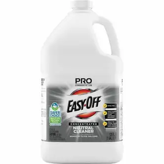 Professional Easy-Off Neutral Cleaner - For Multipurpose - Concentrate - 128 fl oz (4 quart) - Neutral Scent - 1 Each - Rinse-free, Non Alkaline, Phosphate-free, Ammonia-free - Blue
