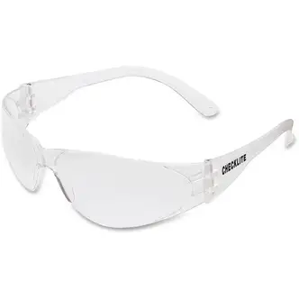 Crews Checklite Duramass Glasses - Ultraviolet Protection - Clear Lens - Scratch Resistant, Flexible - 1 Each