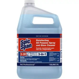Spic and Span 3-in-1 All-Purpose Glass Cleaner - For Multipurpose - Concentrate - 128 fl oz (4 quart) - Fresh Scent - 1 Each - Heavy Duty, Disinfectant, Anti-bacterial - Light Blue