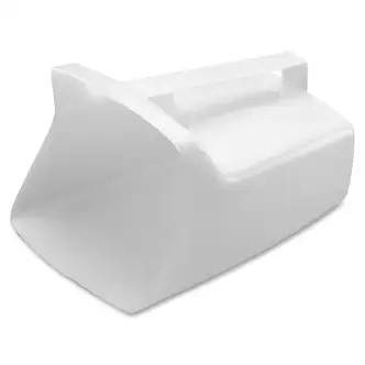 Rubbermaid Commercial Bouncer Foodservice Utility Scoop - 1Each - Scoop - 1 x Utility Scoop - Kitchen - Dishwasher Safe - White