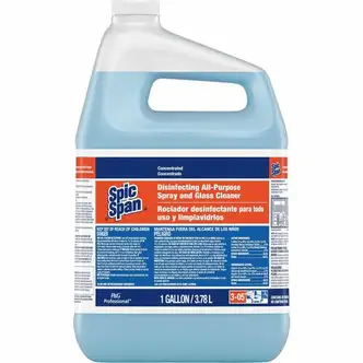 Spic and Span Disinfecting All-Purpose Spray and Glass Cleaner - For Multipurpose - Concentrate - 128 fl oz (4 quart) - 2 / Carton - Streak-free, Disinfectant - Clear Blue