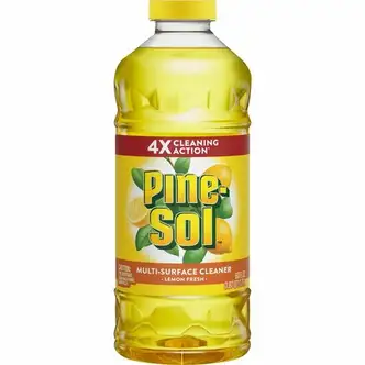 Pine-Sol All Purpose Cleaner - For Multipurpose - Concentrate - 60 fl oz (1.9 quart) - Lemon Fresh Scent - 1 Each - Deodorize, Disinfectant, Residue-free - Yellow