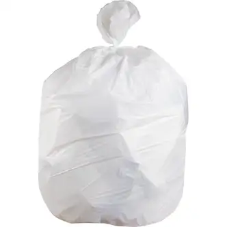 Heritage Super Tuf 33-gallon Can Liners - 33 gal Capacity - 33" Width x 39" Length - 0.90 mil (23 Micron) Thickness - Low Density - White - Linear Low-Density Polyethylene (LLDPE) - 150/Carton - Can