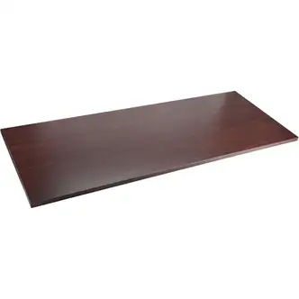 Lorell Relevance Series Tabletop - Laminated Rectangle, Mahogany Top x 48" Table Top Width x 24" Table Top Depth x 1" Table Top Thickness x 47.63" Width x 23.63" Depth - Assembly Required - 1 Each