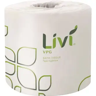 Livi Solaris Paper Two-ply Bath Tissue - 2 Ply - 4.06" x 3.66" - 500 Sheets/Roll - White - Virgin Fiber - 96 / Carton