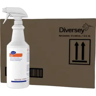 Diversey Foaming Acid Restroom Cleaner - Ready-To-Use - 32 fl oz (1 quart) - Fresh Scent - 12 / Carton - Strong - Red