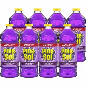 Pine-Sol Multi-Surface Cleaner - Concentrate - 48 fl oz (1.5 quart) - Lavender Scent - 8 / Carton - Disinfectant, Residue-free, Deodorize - Purple