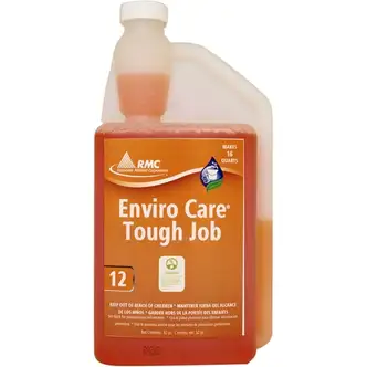RMC Enviro Care Tough Job Cleaner - Concentrate - 32 fl oz (1 quart) - 6 / Carton - Heavy Duty, Bio-based - Orange