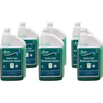 RMC Enviro Care Washroom Cleaner - Concentrate - 32 fl oz (1 quart) - 6 / Carton - Bio-based, Phosphate-free, Non-toxic - Blue, Green