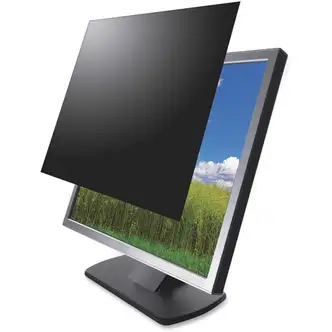 Kantek Widescreen Privacy Filter Black - For 27" Widescreen LCD Monitor, Notebook - Anti-glare - 1 Pack