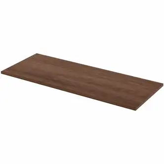 Lorell Relevance Series Tabletop - Walnut Rectangle, Laminated Top - Adjustable Height - 24" Table Top Width x 60" Table Top Depth x 1" Table Top Thickness - Assembly Required - 1 Each