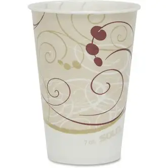 Solo 7 oz Waxed Paper Cold Cups - 50 / Pack - 20 / Carton - Beige - Paper - Milk Shake, Smoothie