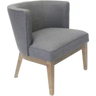 Boss Accent Chair, Beige - Slate Gray - 1 Each