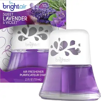 Bright Air Sweet Lavender & Violet Scented Oil Air Freshener - Oil - 2.5 fl oz (0.1 quart) - Lavender, Violet - 45 Day - 1 Each - Paraben-free, Phthalate-free, BHT Free, Long Lasting
