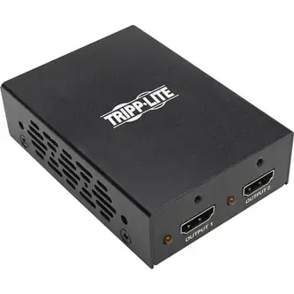 Eaton Tripp Lite Series 2-Port HDMI Splitter - HDCP 2.2, 4K @ 60 Hz, HDR, TAA - 3840 × 2160 - 22.97 ft Maximum Operating Distance - HDMI In - HDMI Out - Metal - TAA Compliant