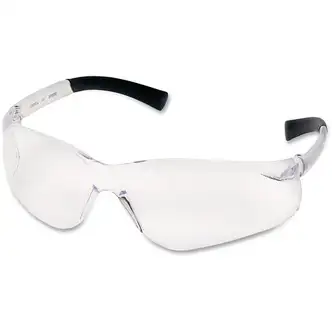 ProGuard Classic 820 Series Safety Eyewear - Ultraviolet Protection - Clear - Frameless, Non-Slip Temple, Wraparound Lens, High Visibility, Comfortable, Rubber Tipped Temples - 144 / Carton