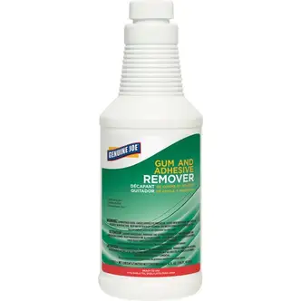 Genuine Joe Gum and Adhesive Remover - For Carpet - Ready-To-Use - 16 fl oz (0.5 quart) - 1 Each - Residue-free - White