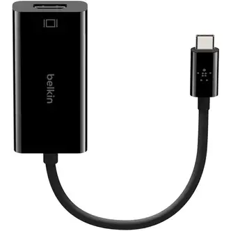Belkin USB-C to HDMI Adapter Cable, 4k, video adapter - black - Thunderbolt 3/DisplayPort - 1 Pack - 1 x USB Type C Male - 1 x HDMI HDMI 2.0 Female - 4096 x 2160 Supported - Black