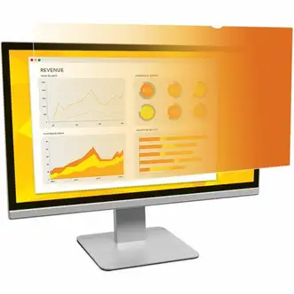 3M™ Gold Privacy Filter for 23.6in Monitor, 16:9, GF236W9B - For 23.6" Widescreen LCD Monitor - 16:9 - Scratch Resistant, Dust Resistant