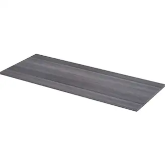 Lorell Relevance Series Tabletop - 59.9" x 23.6" x 1" Table Top - Straight Edge - Finish: Charcoal, Laminate