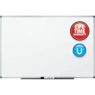Quartet Standard DuraMax Magnetic Whiteboard - 48" (4 ft) Width x 36" (3 ft) Height - White Porcelain Surface - Silver Aluminum Frame - Rectangle - Horizontal/Vertical - Magnetic - Assembly Required - 1 Each - TAA Compliant