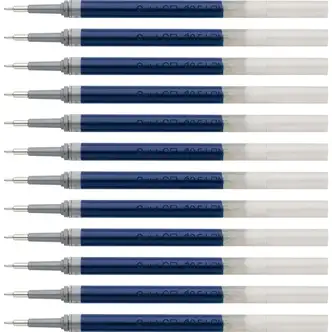 EnerGel Liquid Gel Pen Refill - 0.50 mm, Fine Point - Blue Ink - Smudge Proof, Smear Proof, Quick-drying Ink, Glob-free, Smooth Writing - 12 / Box