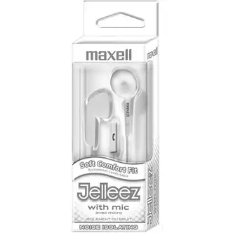 Maxell Jelleez Earset - Earbud - White