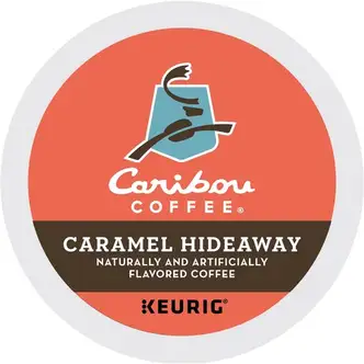 Caribou Coffee® K-Cup Caramel Hideaway - Medium - 24 / Box