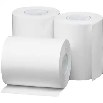 Business Source Thermal Paper - 2 1/4" x 85 ft - 48 g/m² Grammage - Smooth - 3 / Pack - White