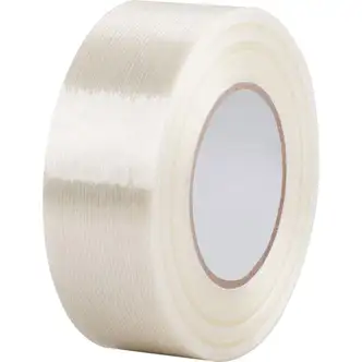 Business Source Heavy-duty Filament Tape - 60 yd Length x 2" Width - 3" Core - Fiberglass Filament - 1 / RollRoll - White