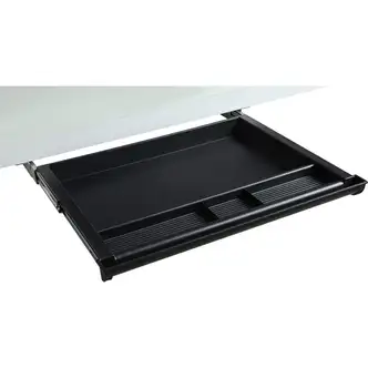 Lorell Laminate Desk 4-compartment Drawer - 20.5" x 16" - Storage, Storage, Storage, Storage Drawer(s) - Material: Acrylonitrile Butadiene Styrene (ABS)