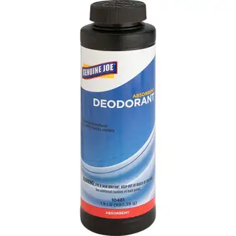 Genuine Joe Deodorizing Absorbent - 24 oz (1.50 lb) - 1 Bottle - Easy to Use, Absorbent, Caustic-free, Deodorant, Deodorize, Non-corrosive, No-mess, Non-hazardous - Light Brown