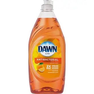 Dawn Ultra Antibacterial Dish Soap - 28 fl oz (0.9 quart) - Citrus Scent - 8 / Carton - Antibacterial, Residue-free, Streak-free - Orange