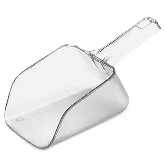 Rubbermaid Commercial Bouncer Utility Scoop - 12/Carton - Utility Scoop - 1 x Utility Scoop - Kitchen - Dishwasher Safe - Clear
