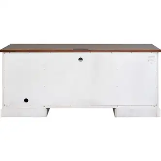 Martin 70" Credenza - 5-Drawer - 70" x 24"30" - 5 x Storage, Keyboard, File, Utility Drawer(s) - Finish: Weathered Wire Brushed Chalk - Rustic Knotty Cherry Table Top
