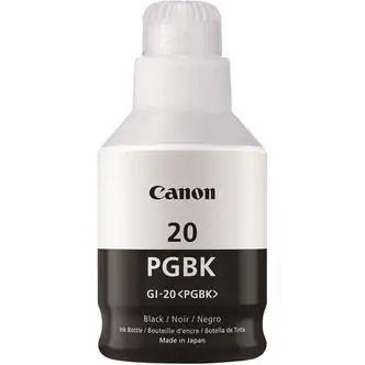 Canon GI-20 MegaTank Ink - Inkjet - Black - 1 Each