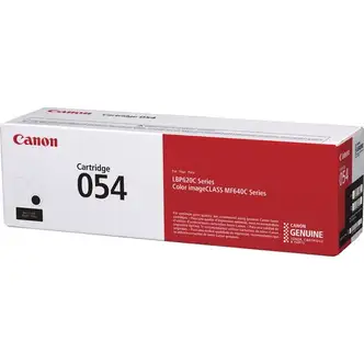 Canon 054 Original Laser Toner Cartridge - Black - 1 Each - 1500 Pages