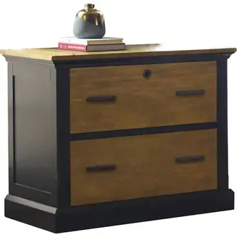 Martin Toulouse Lateral File - 2-Drawer - 36" x 22"30" - 2 x File Drawer(s) - Finish: Chestnut, Aged Ebony, Warm Honey