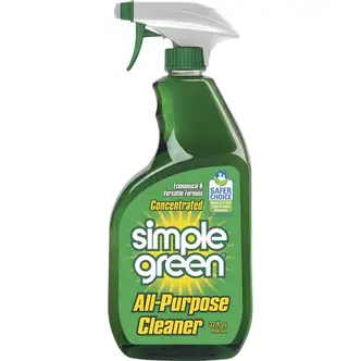 Simple Green All-Purpose Concentrated Cleaner - Concentrate - 32 fl oz (1 quart) - 1 Each - Non-toxic, Streak-free, Smudge-free - Green