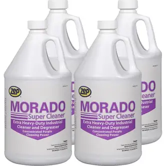 Zep Morado Super Cleaner - Concentrate - 128 fl oz (4 quart) - 4 / Carton - Purple, Clear