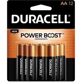 Duracell Coppertop Alkaline AA Battery 12-Packs - For Multipurpose - AA - 1.5 V DC - 144 / Carton