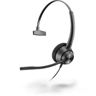 Plantronics EncorePro 300 Series Headset - Mono - Quick Disconnect - Wired - 32 Ohm - 50 Hz - 8 kHz - Over-the-head - Monaural - Supra-aural - Noise Cancelling, Uni-directional Microphone - Noise Canceling